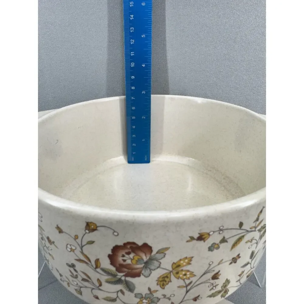 Vintage Lenox Temper-Ware Merriment 1.25 Qt Casserole Dish w Lid Vegetable